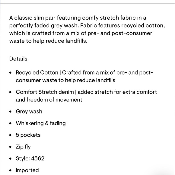 Aeropostale Men’s Grey Slim Jeans - Picture 4 of 12